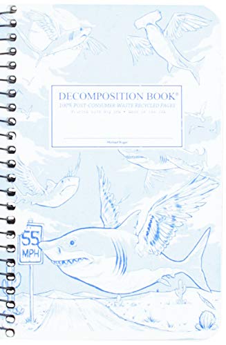 Stock image for Flying Sharks: Pocket Size Decomposition Notebook: College-ruled ~ Spirialbound for sale by BookEnds Bookstore & Curiosities