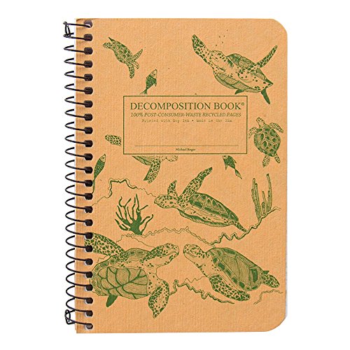 Beispielbild fr Green Sea Turtles: Pocket size Decomposition Notebook: College-ruled ~ Spiralbound zum Verkauf von BookEnds Bookstore & Curiosities