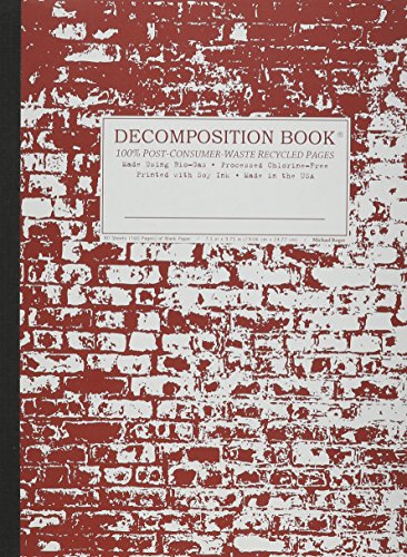 Stock image for Brick in the Wall: Decomposition Notebook: Blank ~ Unruled with 100% post-consumer-waste recycled pages for sale by BookEnds Bookstore & Curiosities