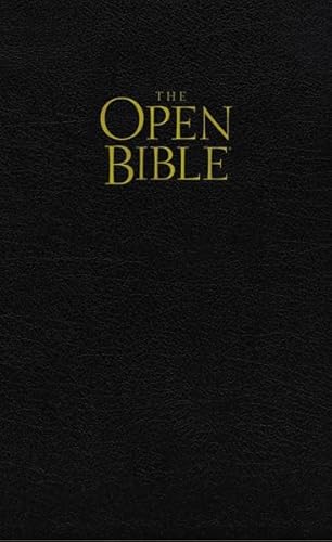 9781401675578: KJV, The Open Bible, Bonded Leather, Black (Signature)