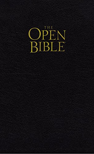 Stock image for KJV, The Open Bible, Bonded Leather, Black, Indexed for sale by Goodwill of Colorado