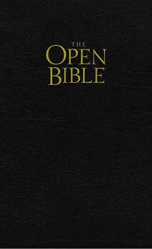 9781401675622: The Open Bible: New King James Version Black Bonded Leather, Red Letter Edition