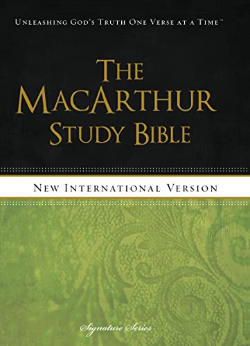 NIV, The MacArthur Study Bible, Hardcover (Signature)