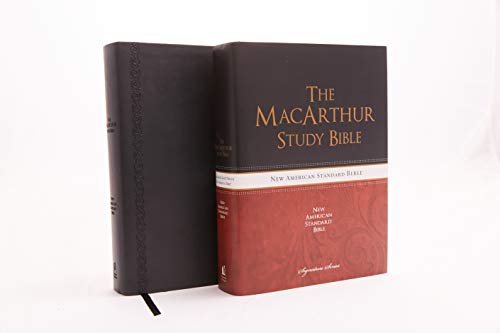 NASB, The MacArthur Study Bible, Imitation Leather, Black