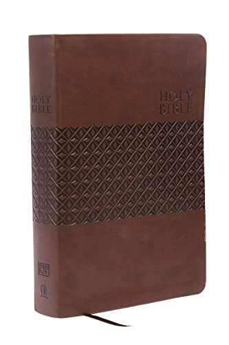 Stock image for KJV Study Bible, Large Print, Leathersoft, Brown, Red Letter Second Edition for sale by Lakeside Books