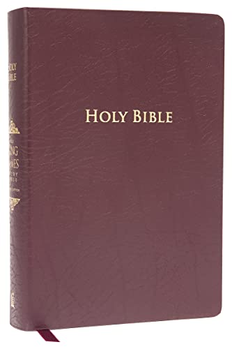 9781401679590: KJV Study Bible, Large Print, Bonded Leather, Burgundy, Red Letter: Second Edition (Nelson KJV Signature)