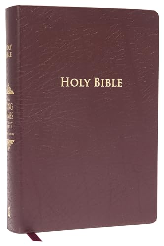 9781401680367: KJV Study Bible, Large Print, Bonded Leather, Burgundy, Thumb Indexed, Red Letter: Second Edition