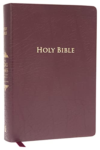 9781401680367: KJV Study Bible, Large Print, Bonded Leather, Burgundy, Thumb Indexed, Red Letter: Second Edition