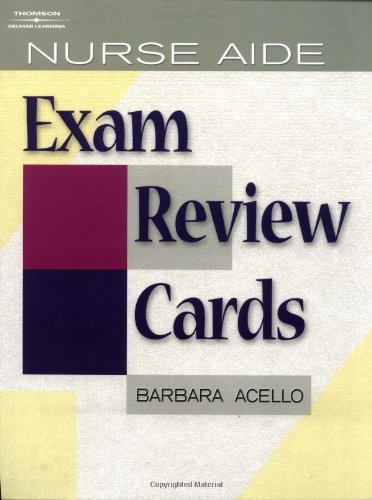 Stock image for Nurse Aide Exam Review Cards for sale by Better World Books