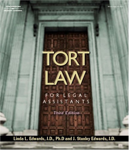 9781401812744: Tort Law for Legal Assistants