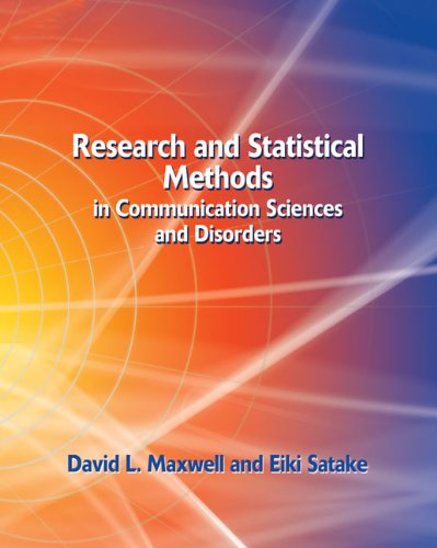 9781401815677: Research and Statistical Methods in Communication Sciences and Disorders