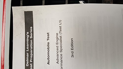 Stock image for Automotive ASE Test Preparation Manuals, 3e L1: Advanced Engine Performance for sale by ThriftBooks-Dallas