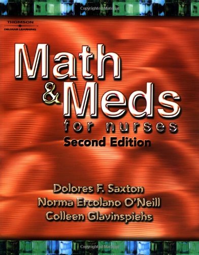 Beispielbild fr Math and Meds for Nurses zum Verkauf von Open Books