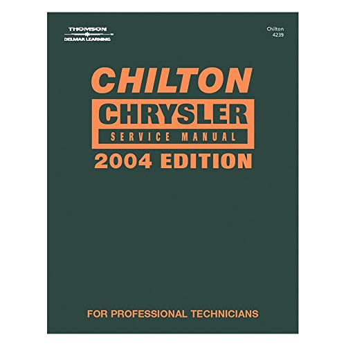 Beispielbild fr Chilton Chrysler Service Manual: 2004 Edition zum Verkauf von Irish Booksellers