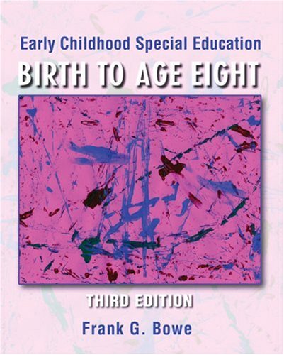 Stock image for Early Childhood Special Education: Birth To Eight: Third Edition for sale by a2zbooks