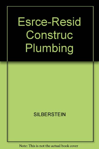 Esrce-Resid Construc Plumbing (9781401849009) by Unknown Author