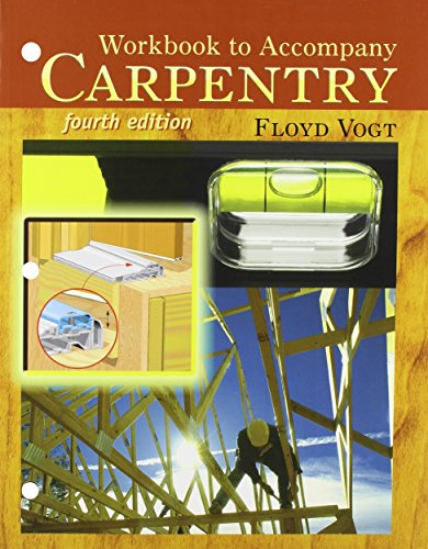 Stock image for Carpentry Workbook for sale by ThriftBooks-Atlanta