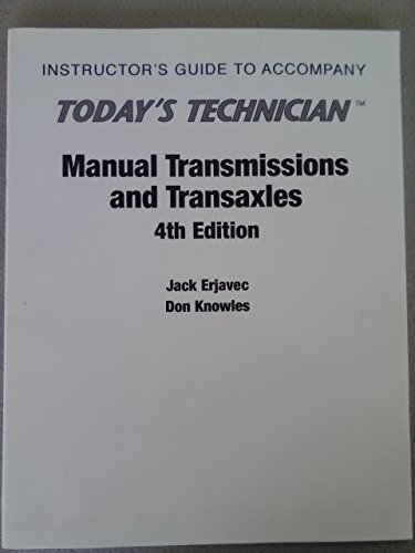 Iml-Todays Tech Manual Transm (9781401877545) by ERJAVEC