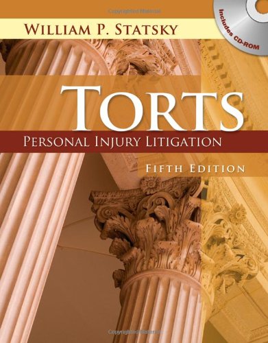 Imagen de archivo de Torts: Personal Injury Litigation [With CDROM] a la venta por ThriftBooks-Atlanta