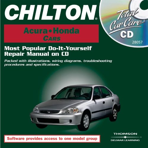 Total Car Care CD-ROM: Acura - Honda Cars, 1984-2000 Jewel Case (9781401880576) by Chilton