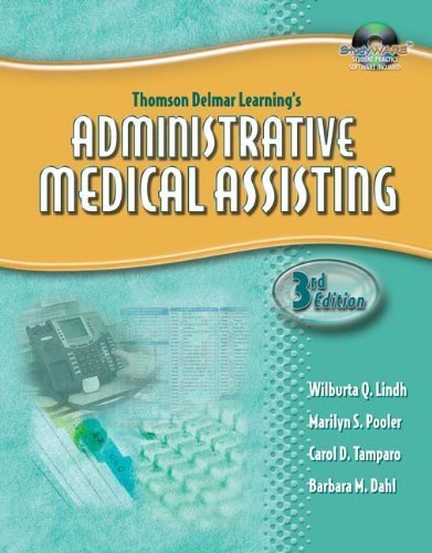 Stock image for Workbook for Lindh/Pooler/Tamparo/Dahl's Delmar's Administrative Medical Assisting, 3rd for sale by Better World Books