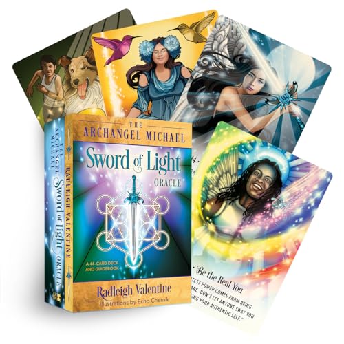 Imagen de archivo de The Archangel Michael Sword of Light Oracle: A 44-Card Deck and Guidebook a la venta por Ergodebooks