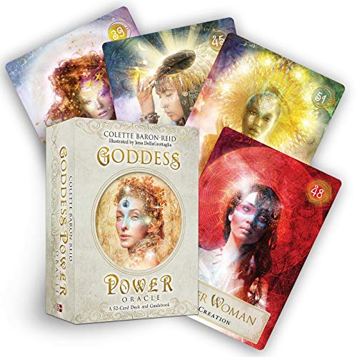 Stock image for Goddess Power Oracle (Standard Edition): A 52-Card Deck and GuidebookGoddess Love Oracle Cards for Healing, Inspiration, and Divination for sale by HPB-Red