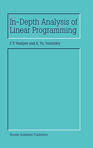 Stock image for In-Depth Analysis of Linear Programming for sale by Lucky's Textbooks