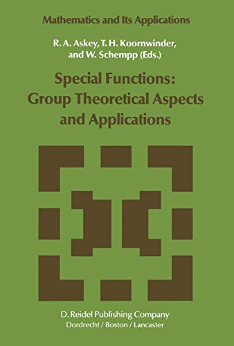9781402003196: Special Functions: Group Theoretical Aspects and Applications (Mathematics and Its Applications): 18