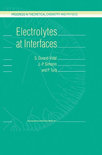 Stock image for Electrolytes at Interfaces for sale by Revaluation Books