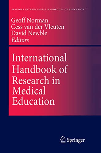 International Handbook of Research in Medical Education - Geoffrey R. Norman