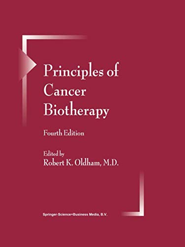 Beispielbild fr Principles of Cancer Biotherapy zum Verkauf von Phatpocket Limited