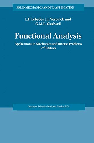 9781402007569: Functional Analysis: Applications in Mechanics and Inverse Problems: 100 (Solid Mechanics and Its Applications, 100)