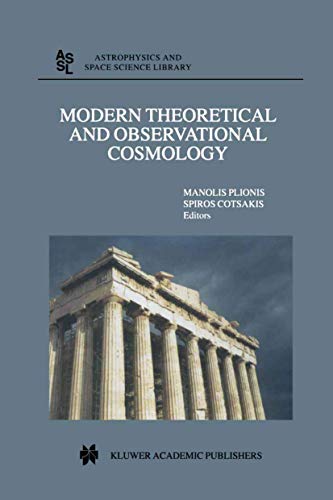 Modern Theoretical and Observational Cosmology: Proceedings of the Second Hellenic Cosmology Meet...