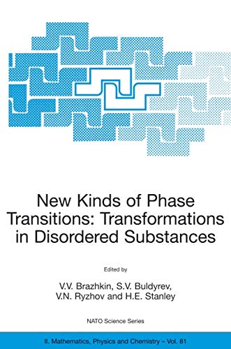9781402008252: New Kinds of Phase Transitions: Transformations in Disordered Substances: 81 (NATO Science Series II: Mathematics, Physics and Chemistry)