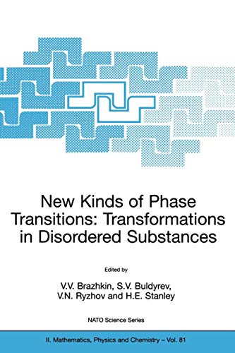 9781402008269: New Kinds of Phase Transitions: Transformation in Disordered Substances: Transformations in Disordered Substances: 81 (Nato Science Series II:)