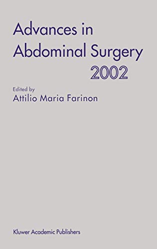 Stock image for Advances In Abdominal Surgery 2002 for sale by Basi6 International