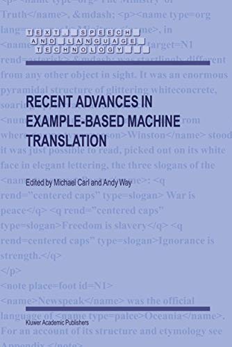 Stock image for Recent Advances in Example-Based Machine Translation for sale by Chiron Media