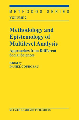 Beispielbild fr Methodology and epistemology of multilevel analysis . Approaches from different social sciences. zum Verkauf von Ganymed - Wissenschaftliches Antiquariat