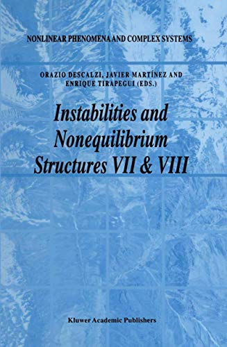 Imagen de archivo de Instabilities and Nonequilibrium Structures VII & VIII a la venta por Book Bear