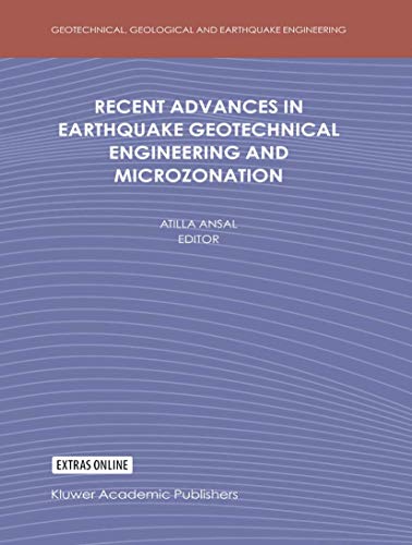 9781402018275: Recent Advances in Earthquake Geotechnical Engineering and Microzonation: 1