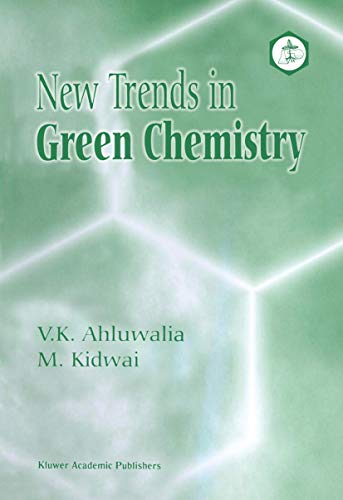 Imagen de archivo de New Trends in Green Chemistry a la venta por Better World Books