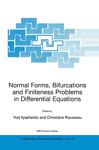 Stock image for Normal Forms, Bifurcations and Finiteness Problems in Differential Equations for sale by Books Puddle