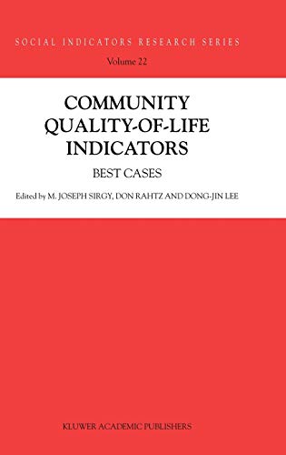 Stock image for Community Quality-of-Life Indicators : Best Cases for sale by Ria Christie Collections