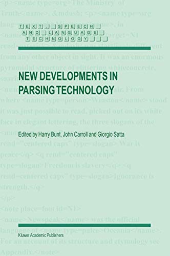 9781402022944: New Developments in Parsing Technology: 23 (Text, Speech and Language Technology)