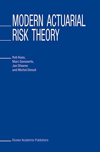 Imagen de archivo de Modern Actuarial Risk Theory a la venta por ThriftBooks-Atlanta