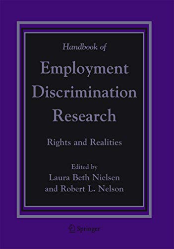 9781402033704: Handbook of Employment Discrimination Research: Rights and Realities