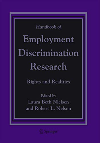 9781402033704: Handbook of Employment Discrimination Research: Rights And Realities