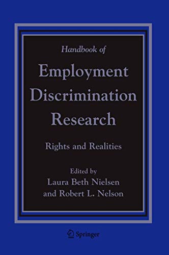 9781402033704: Handbook of Employment Discrimination Research: Rights and Realities