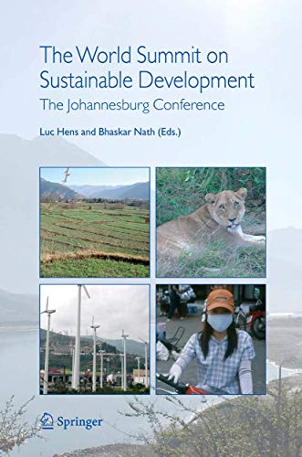 Stock image for The World Summit on Sustainable Development : The Johannesburg Conference for sale by Better World Books
